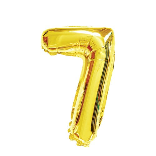 Balloon Foil 35cm Gold #7