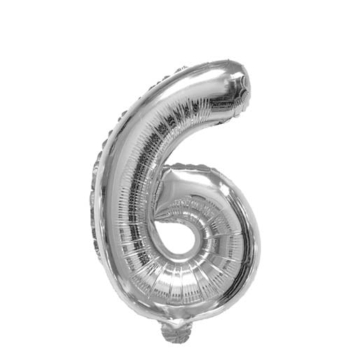 Balloon Foil 35cm Silver #6