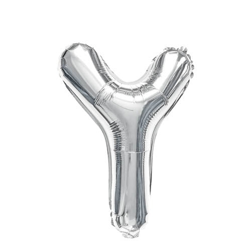 Balloon Foil 35cm Silver Y