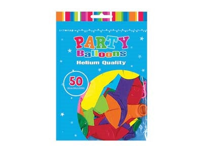 Balloons 30cm Assorted (Pack of 50)