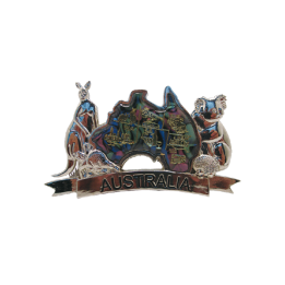 Business Card Holder - Map (Colourful)