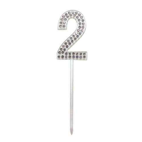 Cake Topper Diamante Num #2