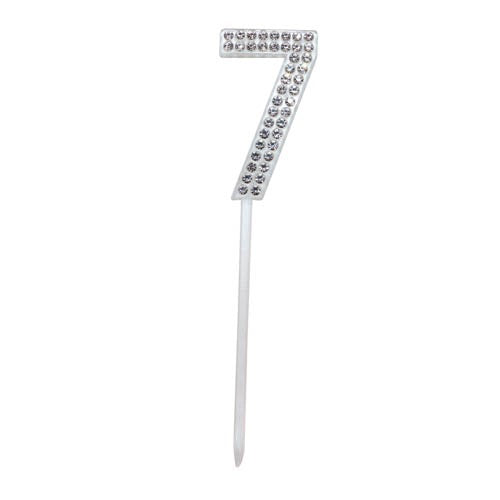 Cake Topper Diamante Num #7