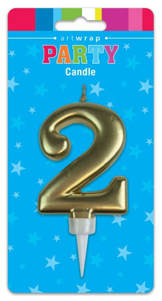 Candle Gold Num #2