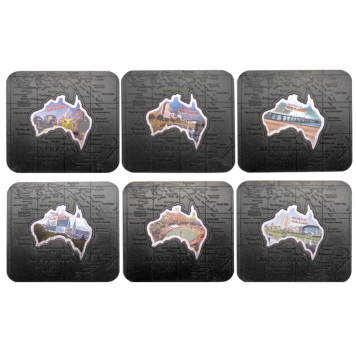 Coaster Map Shape Pack - Adelaide Design