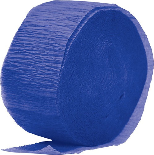 Crepe Streamer 24M  Dark Blue
