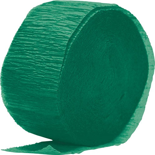 Crepe Streamer 24M  Dark Green