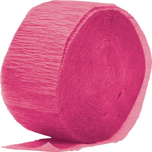 Crepe Streamer 24M  Dark Pink
