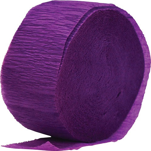 Crepe Streamer 24M  Dark Purple
