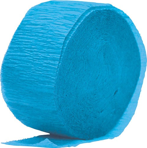 Crepe Streamer 24M  Light Blue