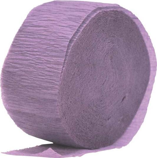 Crepe Streamer 24M  Light Purple