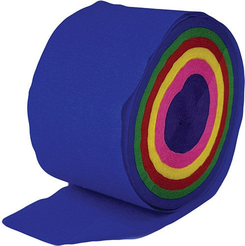 Crepe Streamer 24M  Rainbow