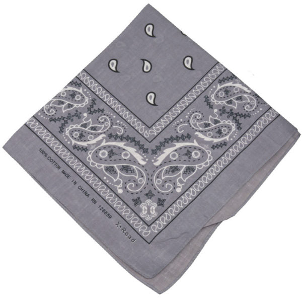 Dark Grey Bandana