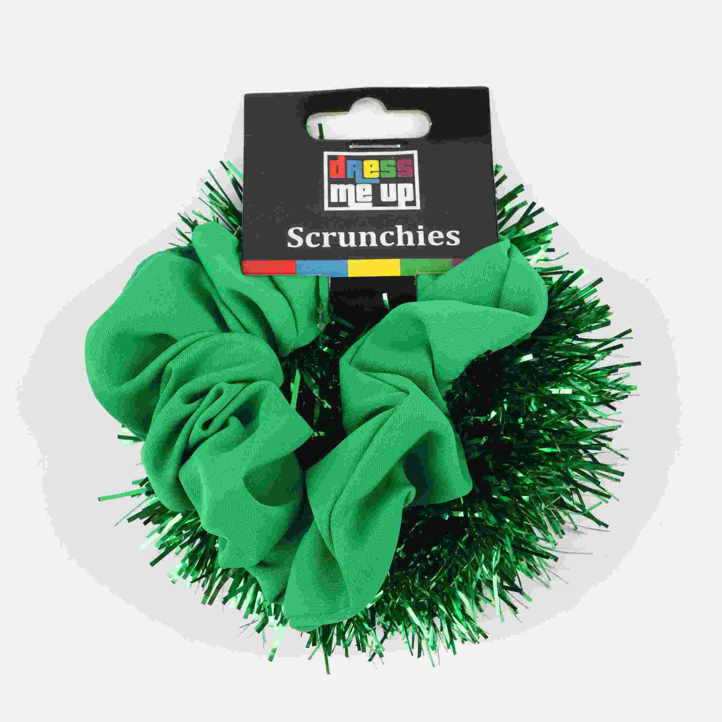 Green 2Pk Scrunchies