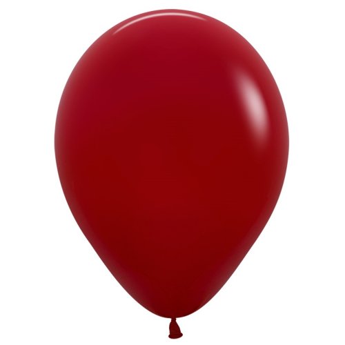 Helium INFLATED Red Latex Balloon