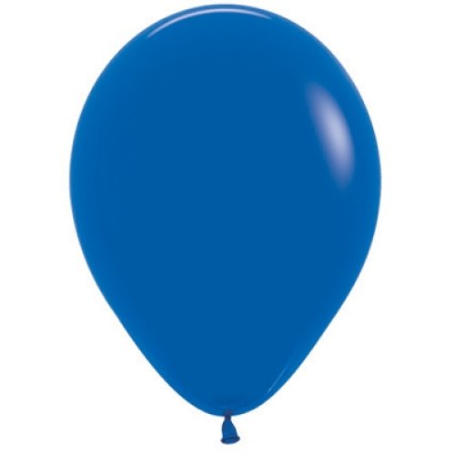 Helium INFLATED Royal Blue Latex Balloon