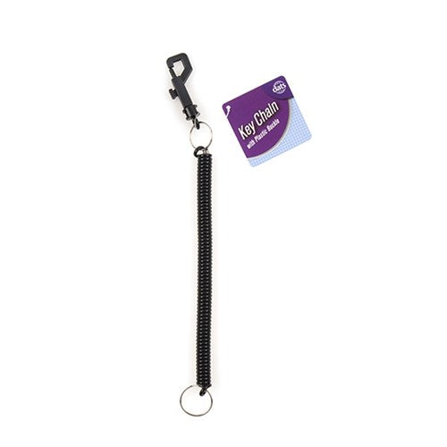 Key Chain Spring 33cm w Plastic Buckle