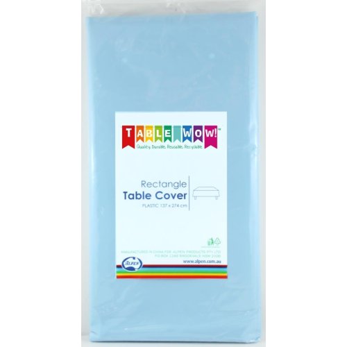 Light Blue Rectangle Tablecover