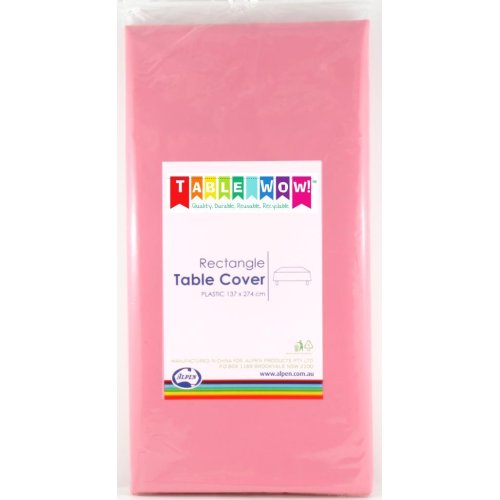 Light Pink Rectangle Tablecover