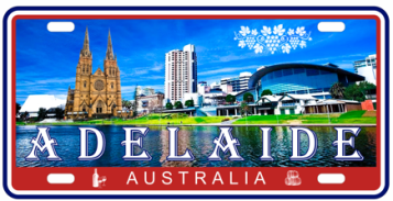 Number Plate Magnet-Adelaide