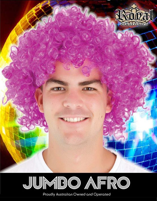 Purple Deluxe Jumbo Afro Wig