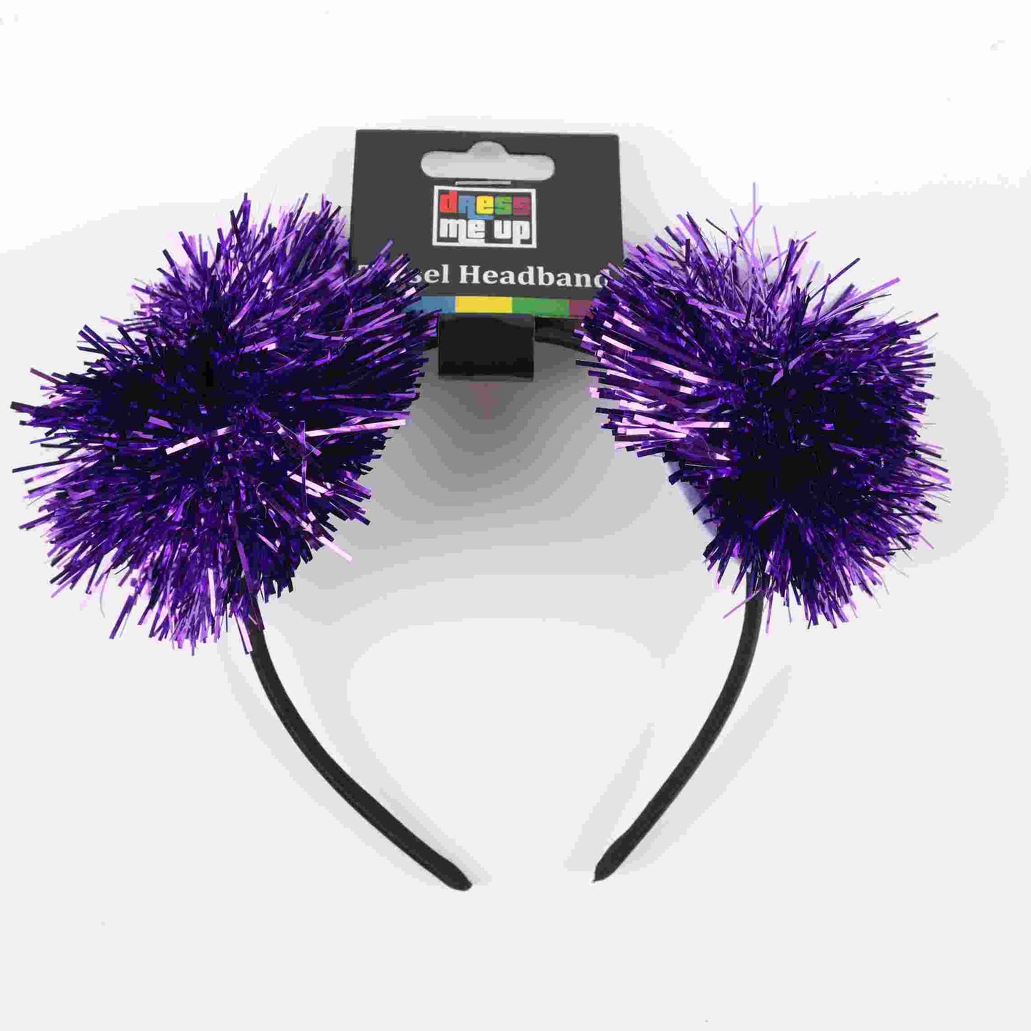 Purple Tinsel Headband