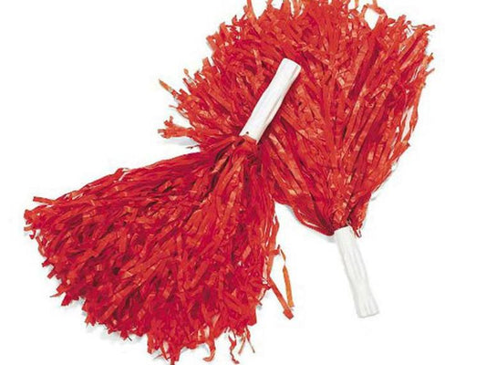 Red Pompom 2Pk