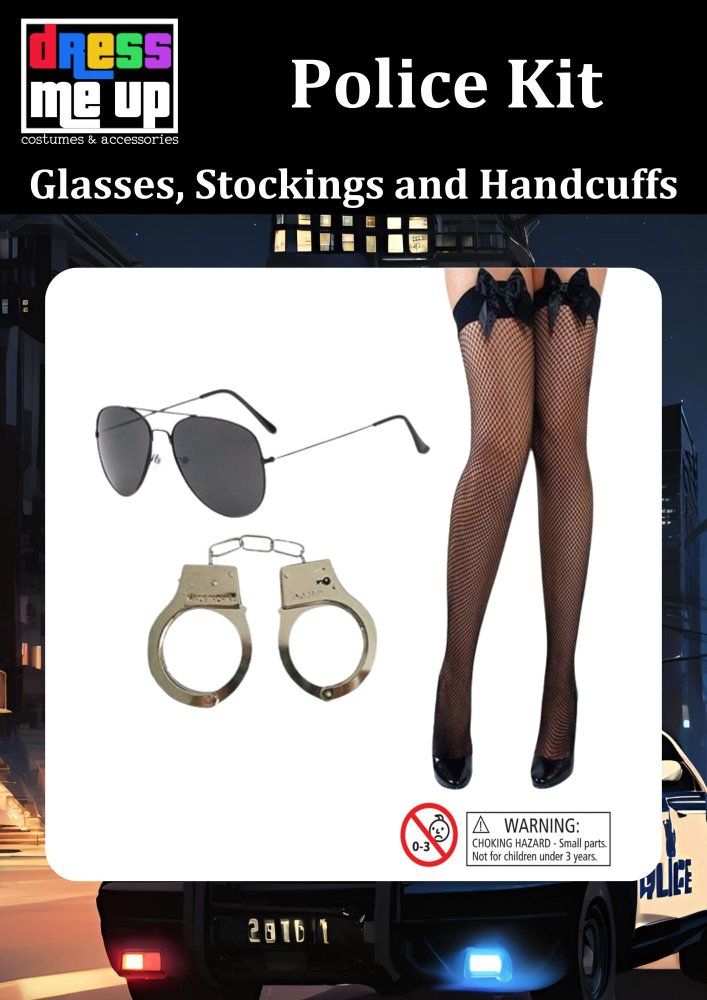 Sexy Police Suit (3Pcs)