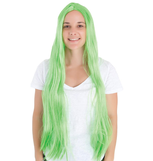 Super Long Green Wig 75Cm