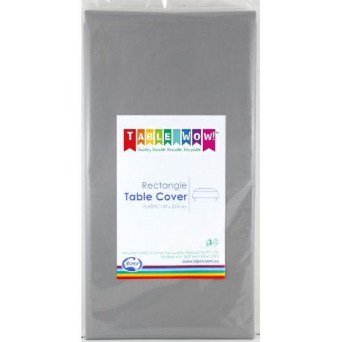 Silver Rectangle Tablecover