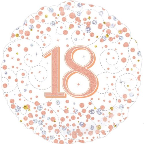Sparkling Fizz Rose Gold 18 - Round