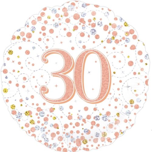 Sparkling Fizz Rose Gold 30 - Round