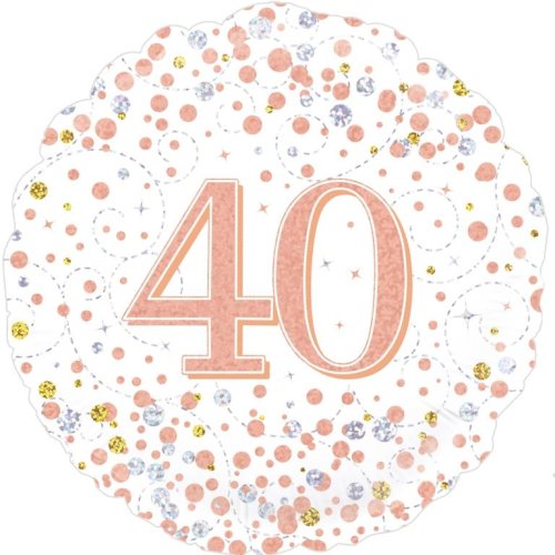 Sparkling Fizz Rose Gold 40 - Round