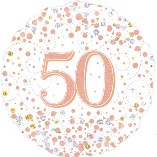 Sparkling Fizz Rose Gold 50 - Round