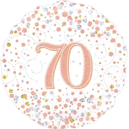 Sparkling Fizz Rose Gold 70 - Round