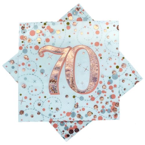 Sparkling Fizz Rose Gold #70 Napkin / Serviettes