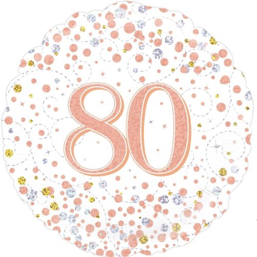 Sparkling Fizz Rose Gold 80 - Round