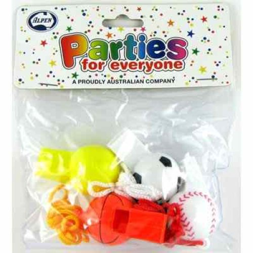 Sports Whistles on Keyring - Party Favours
