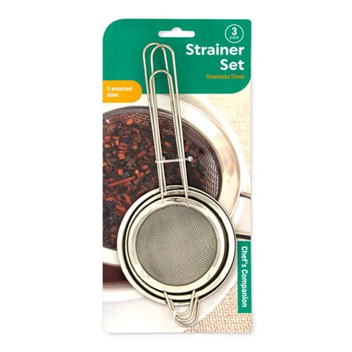 Strainer Mesh with Hanger Steel - Set of 3