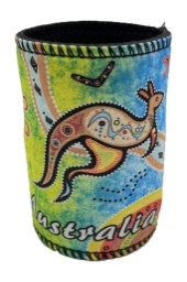 Stubbier Holder - Aborignial Art Design