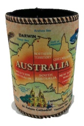 Stubbier Holder - Map (Sunshine)