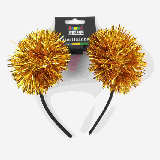 Yellow Tinsel Headband