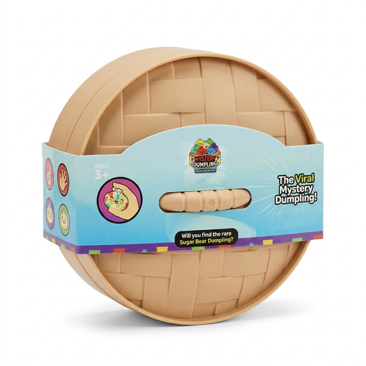 Jumbo Mystery Dumpling Squishy Bun — Sugar Bear Edition