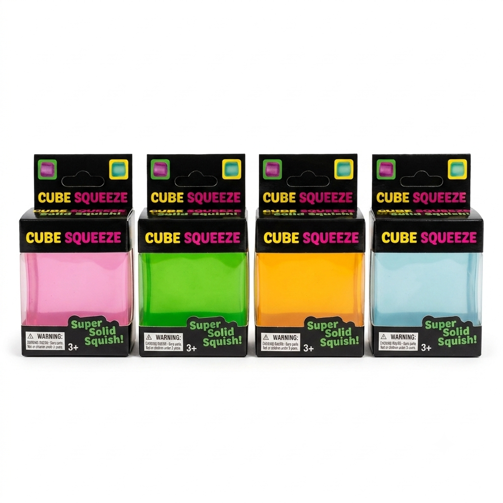 Cube Squeeze — Super Solid Squish Fidget Cube